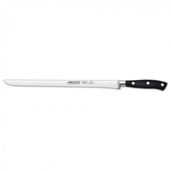 Ham slicing knife - 30 cm blade Nitrum stainless steel - Sold individually