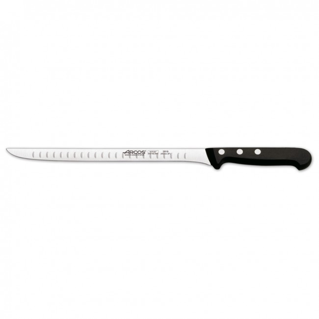 Ham slicing knife - 24 cm granton edge blade Nitrum stainless steel - Sold individually
