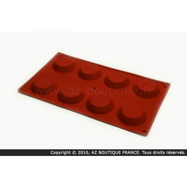 Moule flexible en silicone - 8 tartelettes - Flexipad - Paderno