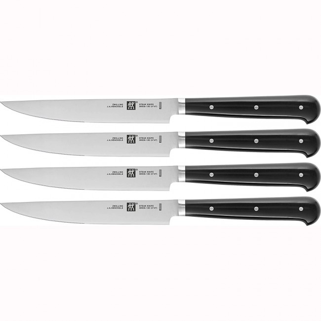 Ménagère 24 pièces bleue en inox - Range couverts en bois - Laguiole - Jean Dubost