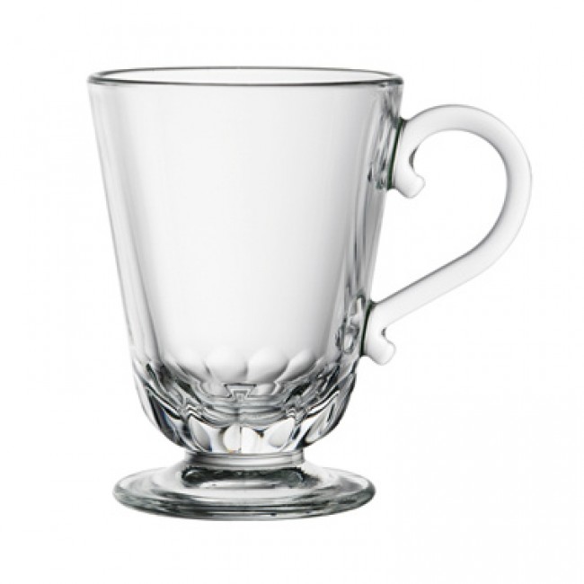 Glass mug - 25 cl cup - Set of 6