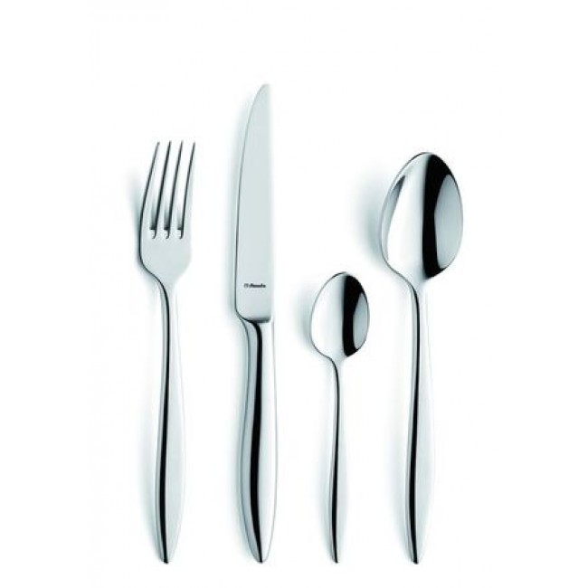 Cuillère à dessert forgé inox 18/10 de 4 mm finition miroir - Lot de 6 - Tendence - Amefa