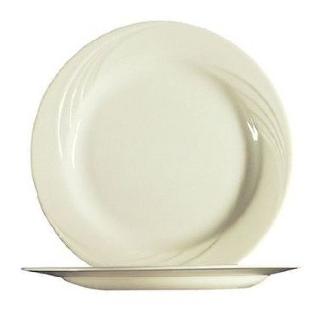 Assiette plate blanche 22 cm - Lot de 6