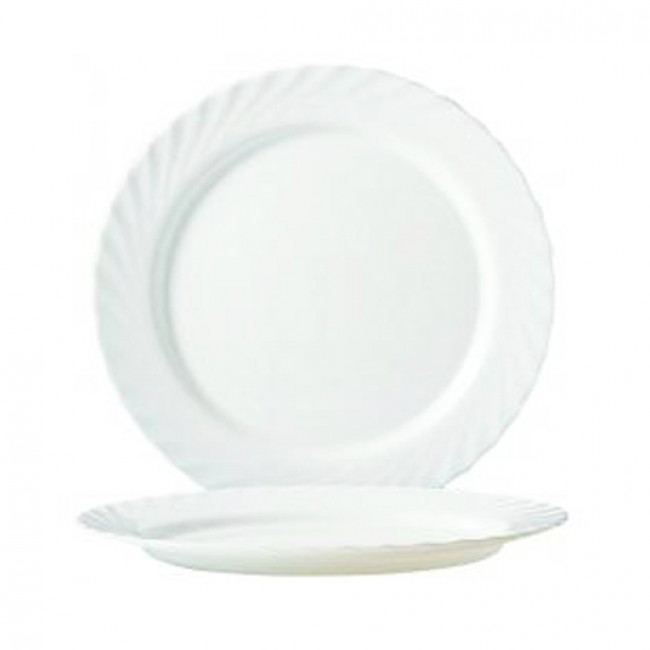 Round dessert plate white 7.6" / 19,5 cm - Sold by 6 - Trianon - Luminarc
