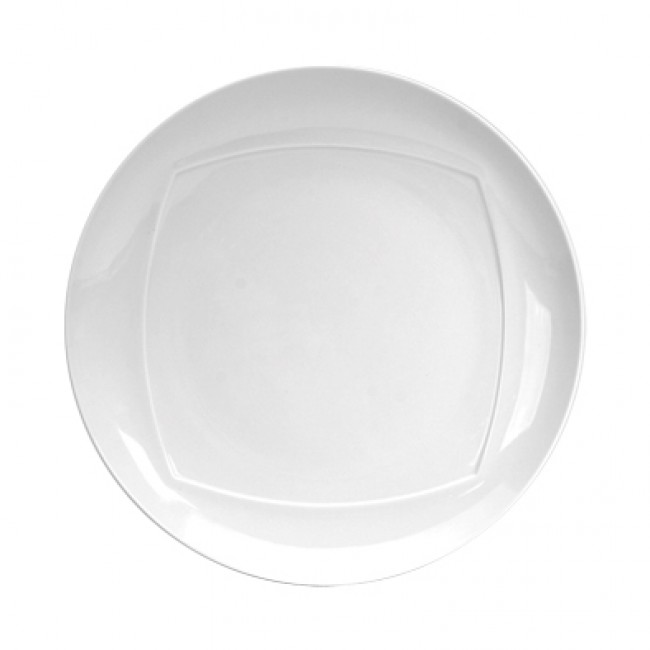 Round dessert plate white 8 in / 22 cm - Set of 6
