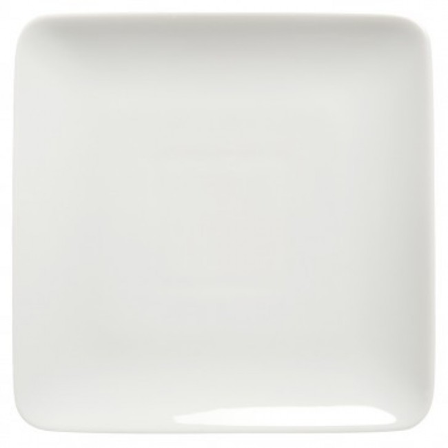Square dinner-bread & butter plate 6 in / 14 cm white - Sold individually