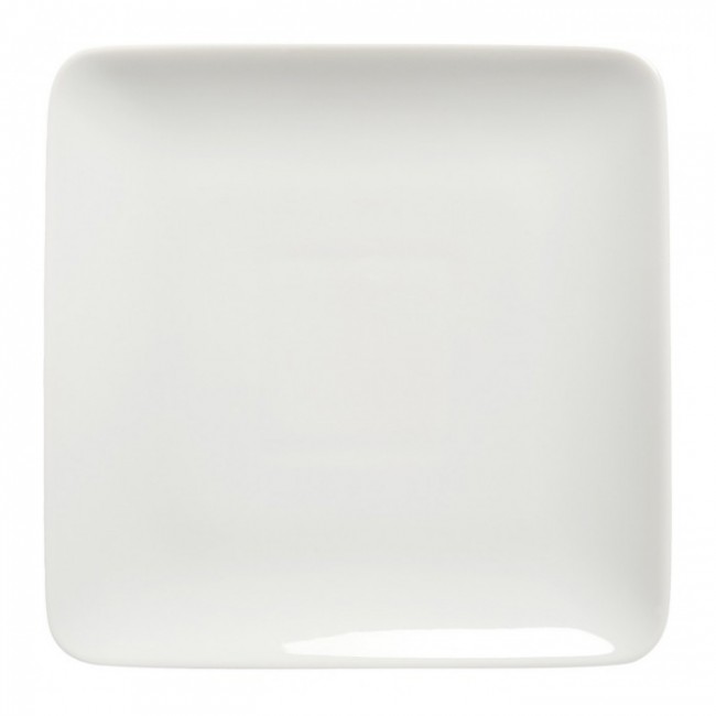 Square dinner plate 9" / 24cm white - singly sold