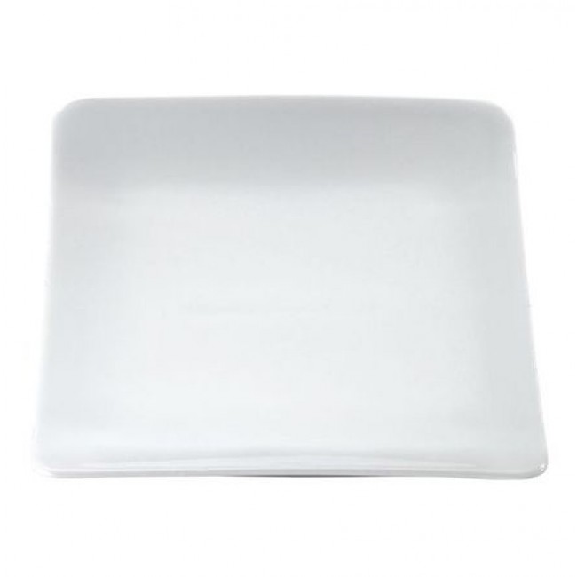 Assiette carrée blanche 16x14cm en porcelaine Vendôme - Pillivuyt