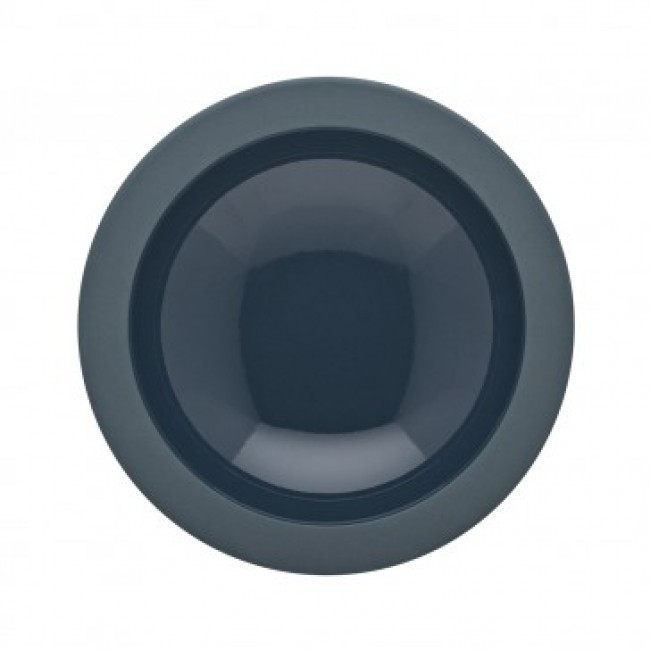 Sandstone round hollow plate 8 in / 20 cm blue - Sold individually