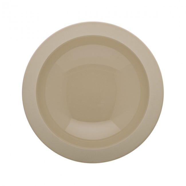 Sandstone round hollow plate 8 in / 20 cm dune - Sold individually