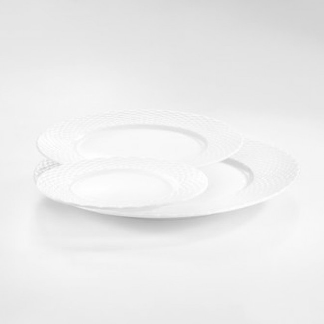 Assiette plate blanche 22cm - Basket - Pillivuyt