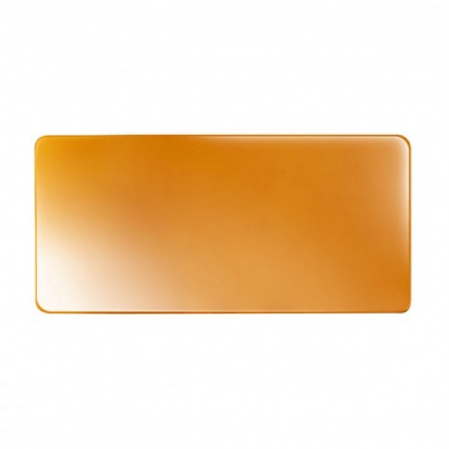 Porcelain caramel rectangular plate 10.6 x 5 in / 27.5 x 13 cm
