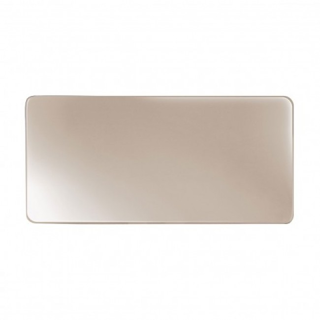 Porcelain taupe flat rectangular plate 11 in x 5 in 27.5 x 13 cm