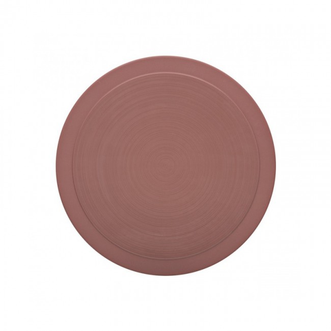 Sandstone round plate 6 in / 14 cm pink - Sold individually