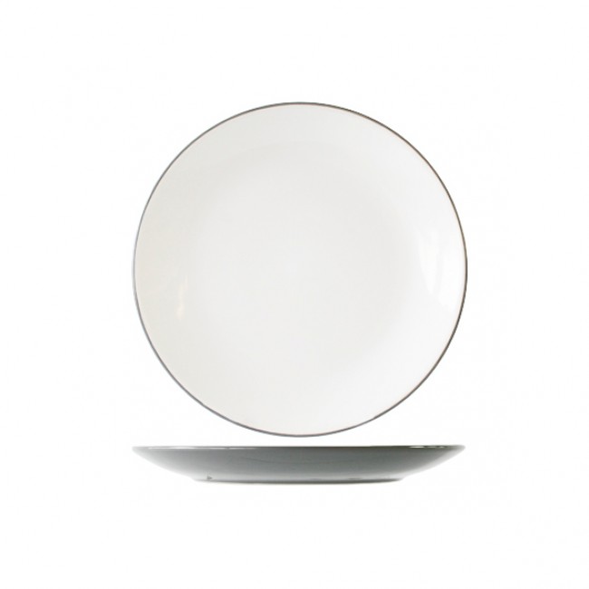 Round plate 11" / 27.2cm grey - Vince - Cosy & Trendy