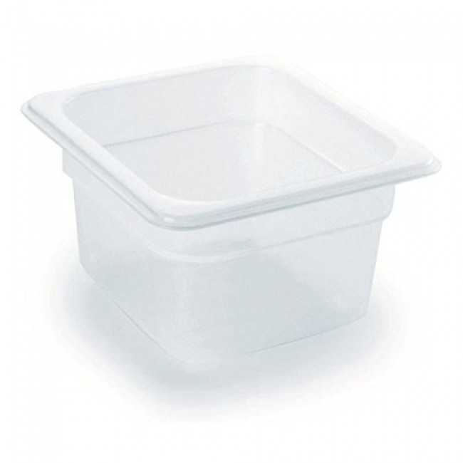 Stainless steel 18/10 gastronorm container GN 1/3 17.6x 32.5 x 2cm/6.6" x 12.6" x 0.8" - Lacor