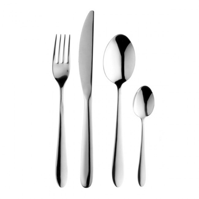 Cuillère à dessert inox 18/0 2.5mm finition miroir - Lot de 6 - Cassiopée - Guy Degrenne