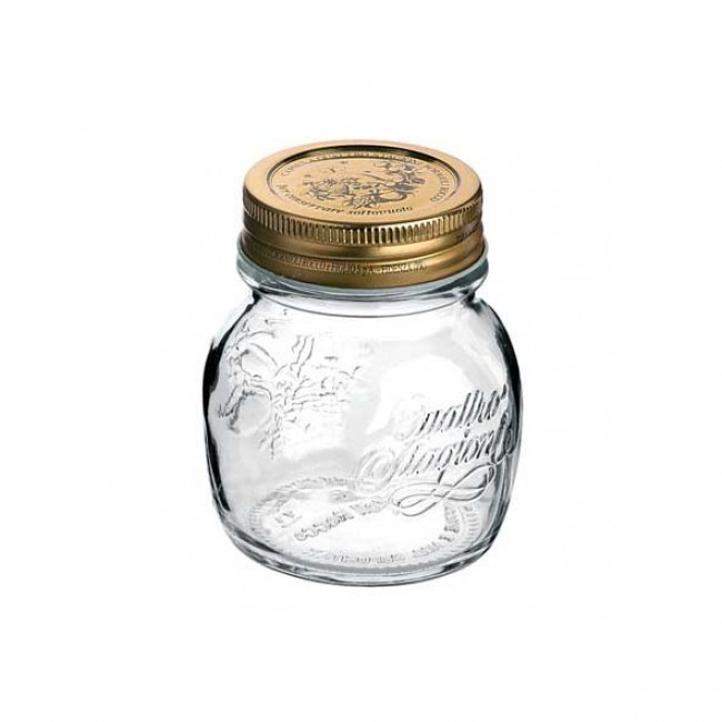 Canning jar 15cl with lids 56mm - Set of 12 - Quattro Stagioni - Bormioli Rocco