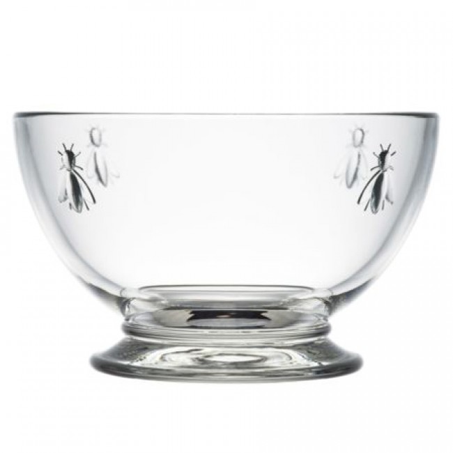 Bol empilable en verre pressé 60cl - Lot de 6 - Abeille - La Rochère