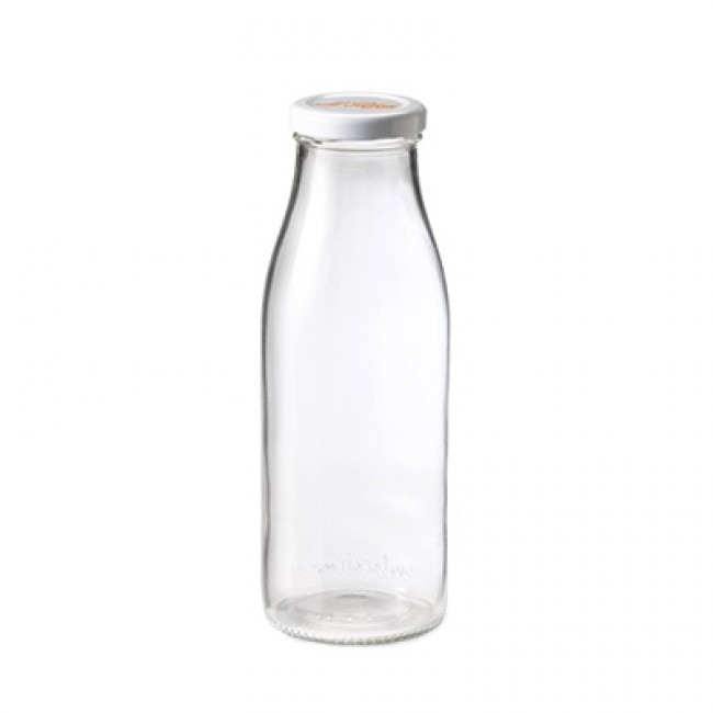 Glass bottle 17oz / 0.5L with screw cap