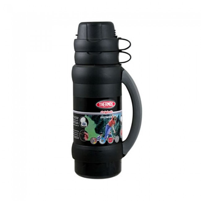Insulated 34oz / 1L bottle black - Premier - Thermos