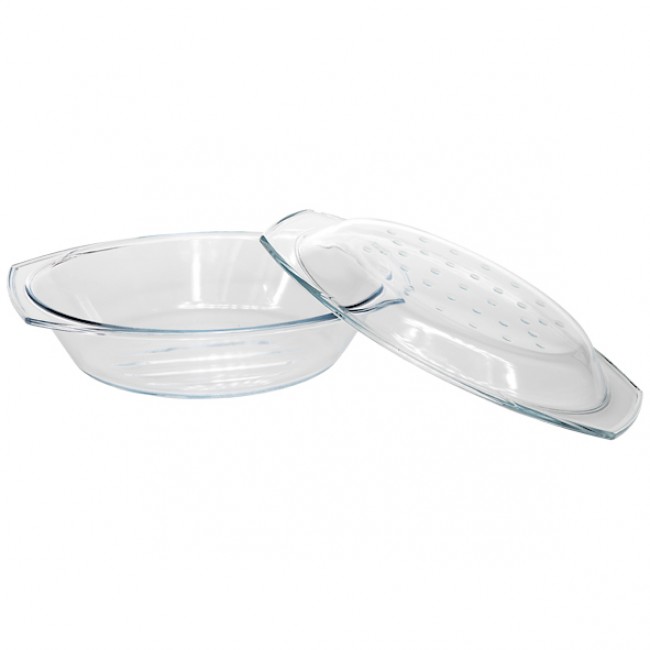 Oval Drop & Grill cocotte with lid 2.9L / 67.6oz - 500° - Cosy & Trendy