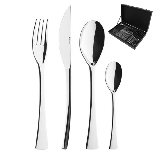 50 pieces cutlery set 18/10 stainless steel - Guest - Guy Degrenne