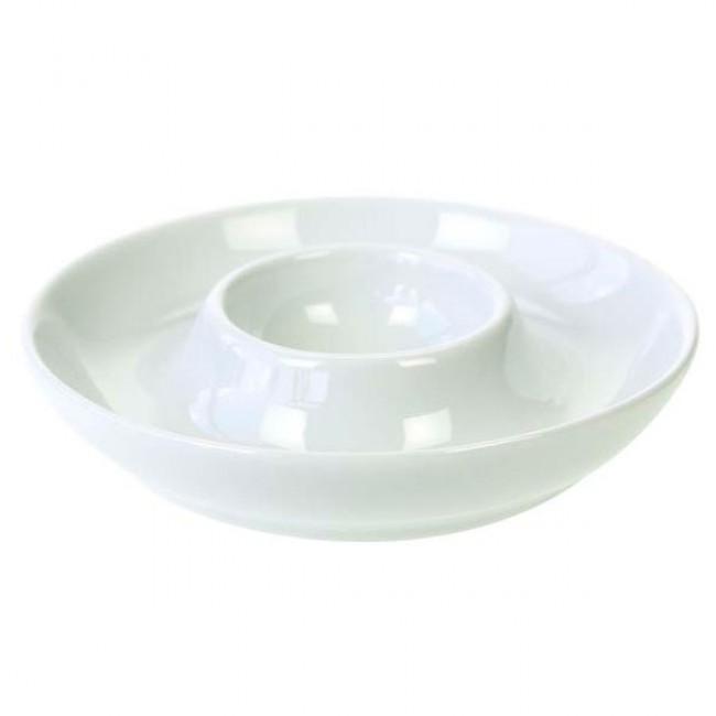 Eggcup in white porcelain - Batch of 4 - Cosy & Trendy