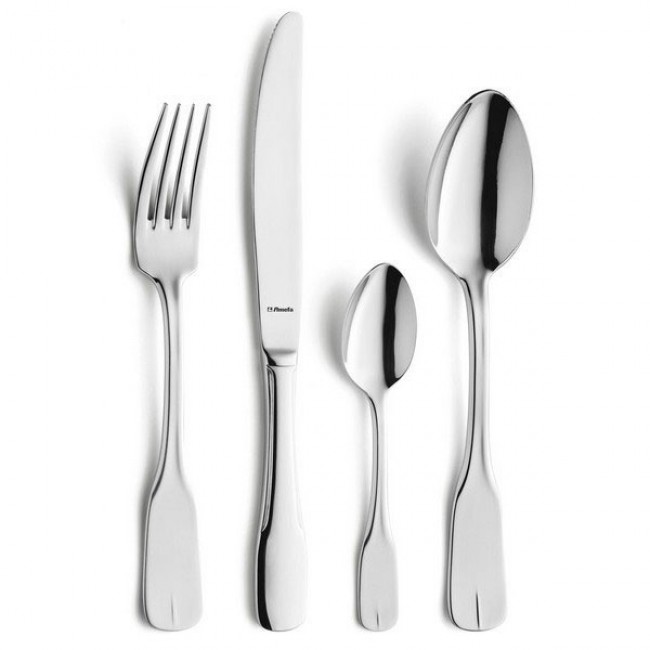 Dessert knife - 3mm thick 18/0 stainless steel - Sold by 6 - Vieux Paris - Amefa