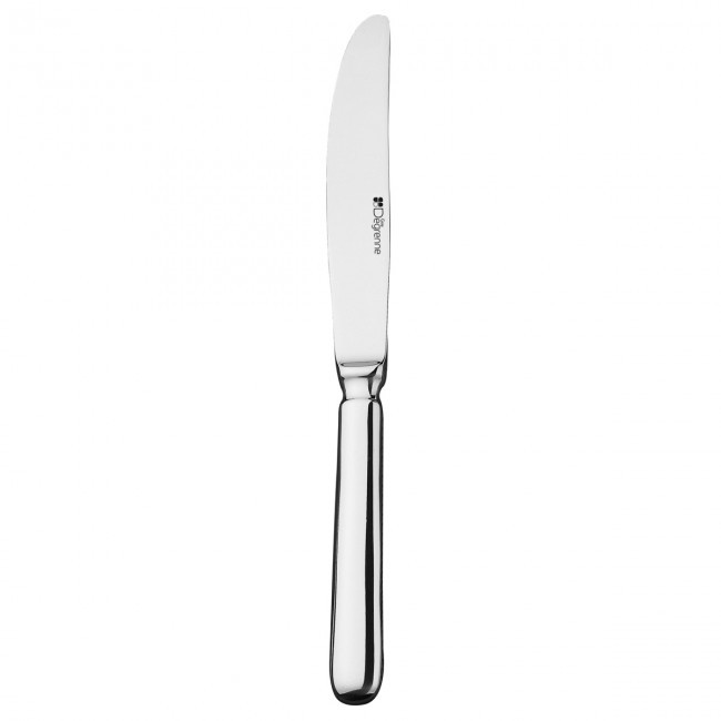 Couteau de table en inox 18/10 de 3mm finition miroir - Lot de 6 - Mikado - Guy Degrenne