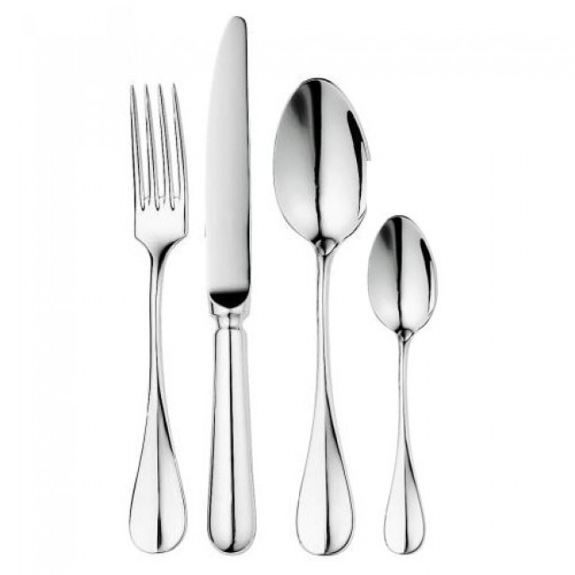 18/10 stainless steel dessert knife 3,5mm mirror finnishing - set of 6 - Blois FH - Guy Degrenne