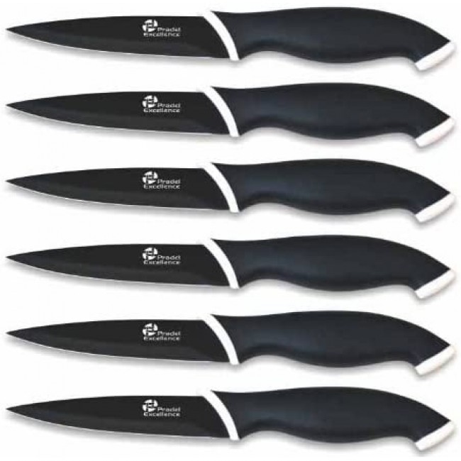 Ménagère 24 pièces bleue en inox - Range couverts en bois - Laguiole - Jean Dubost