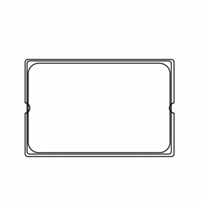 Stainless steel lid GN 1/1 53 x 32.5 x 3.7 cm / 21x13x1" - AZ Boutique
