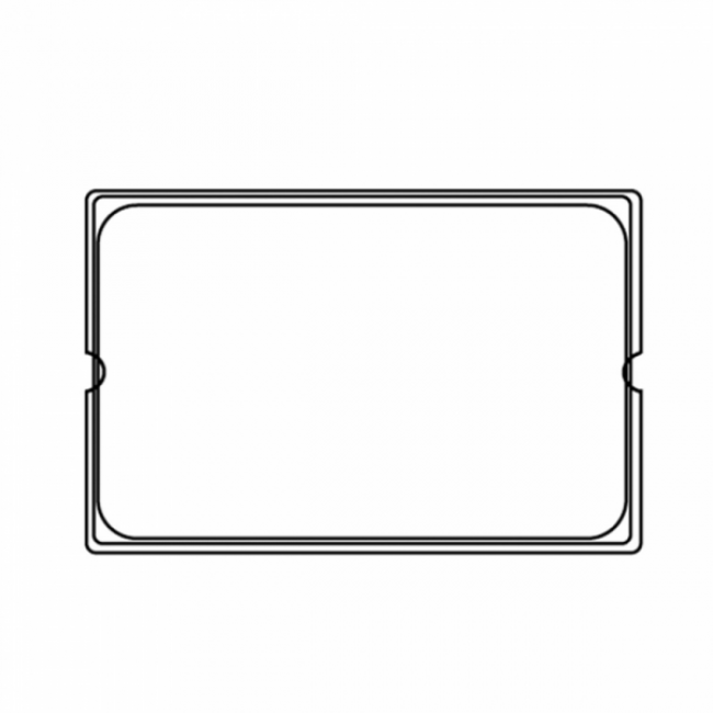 Polycarbonate lid GN 1/1 53 x 32.5 cm / 21x13" for references 202.01/02/03 - 113.41 - AZ Boutique