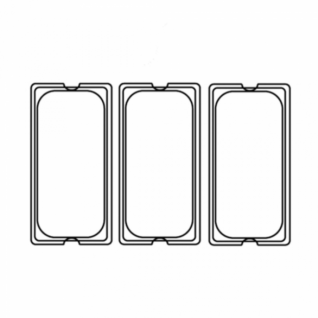 Polycarbonate lid GN 1/3 32.5x17.6cm / 13x7" for references 202.10/11 - AZ Boutique