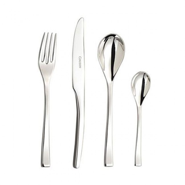 Couteau à dessert en inox forgé 18/10 - Lot de 6 - Steel - Couzon