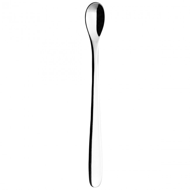 Iced tea spoon 18/10 stainless steel 3.8mm mirror finishing - Set of 6 - Aquatic - Guy Degrenne