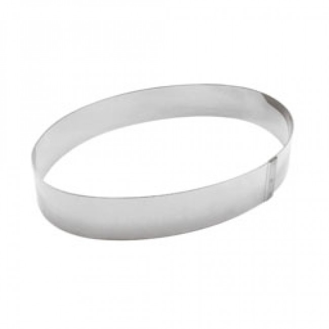 Cercle extensible en inox - hauteur 7cm - diamètre 16 à 30cm - Paderno