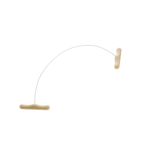 Stainless steel cheese wire 23.6"/ 60cm - plastic handle - Lyre and Accessories - Louis Tellier