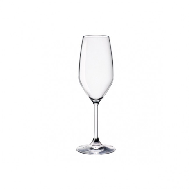 Glass champagne flute 24cl / 8oz - Set of 3 - Restaurant - Bormioli Rocco