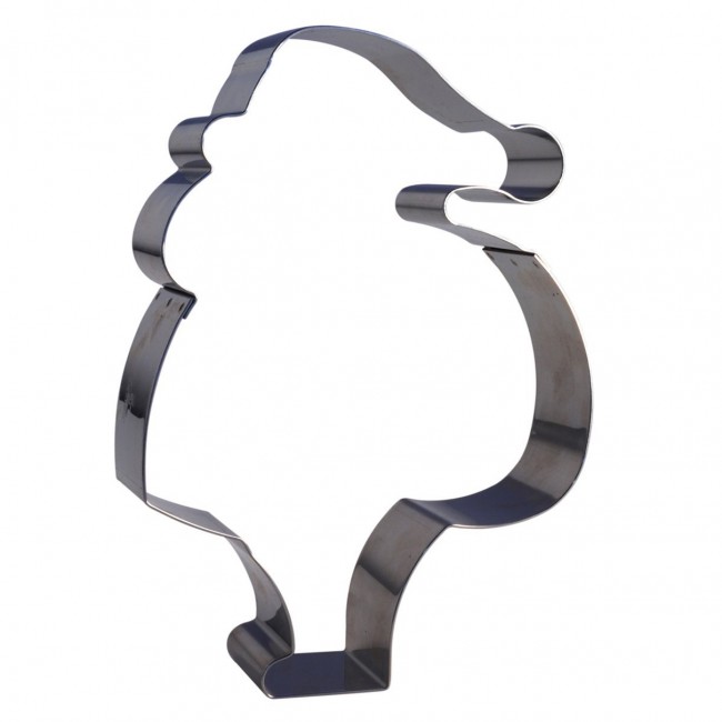 Cercle à vacherin en inox 18/10 - hauteur 6cm - diamètre 28cm