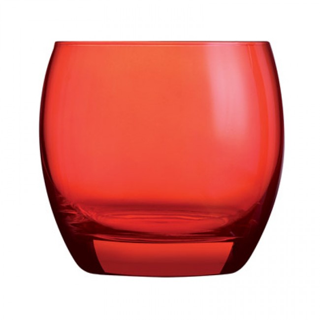 Red old fashioned water glass 11oz / 32cl studio - Salto - Arcoroc