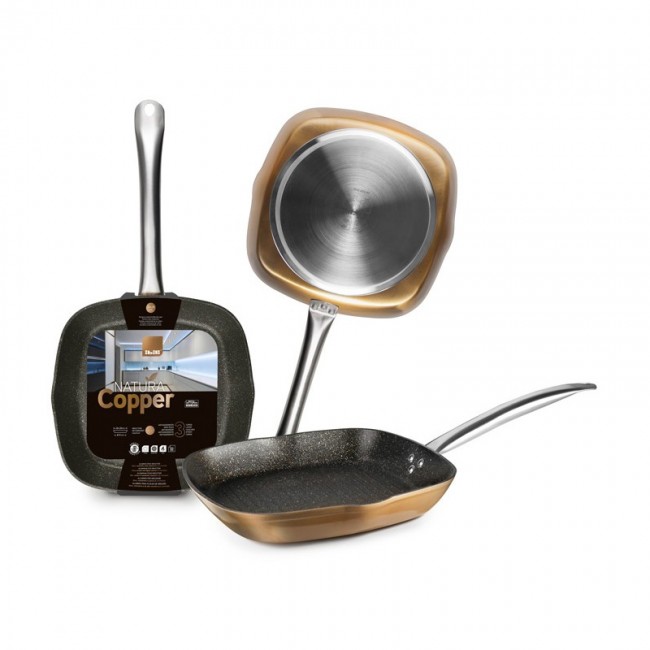 Marmite braisière basse à couvercle - faitout induction en inox 18/10 - Ø 20 cm - Chef Classic - Lacor