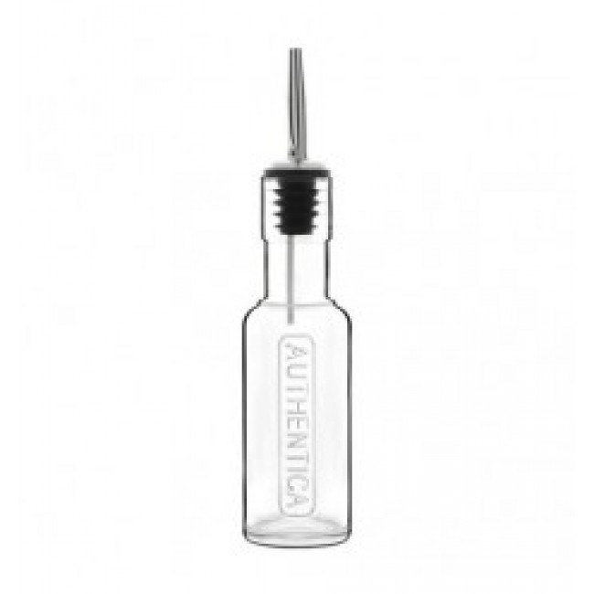 Oiler with stainless steel spout - transparent glass 50cl / 17.5oz - Authentica - Bormioli Rocco