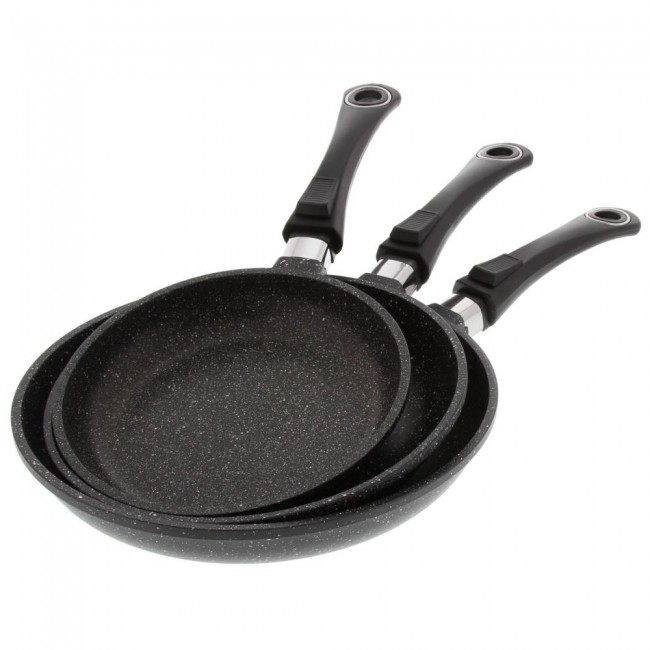 Set de 3 poêles - 20/24/28 cm - Pradel Excellence