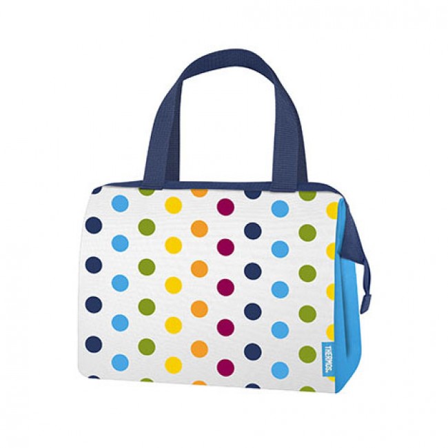 Insulated multicolored Lunch-kit bag 7.5L/237oz 9 can - Dots and Stripes - Thermos