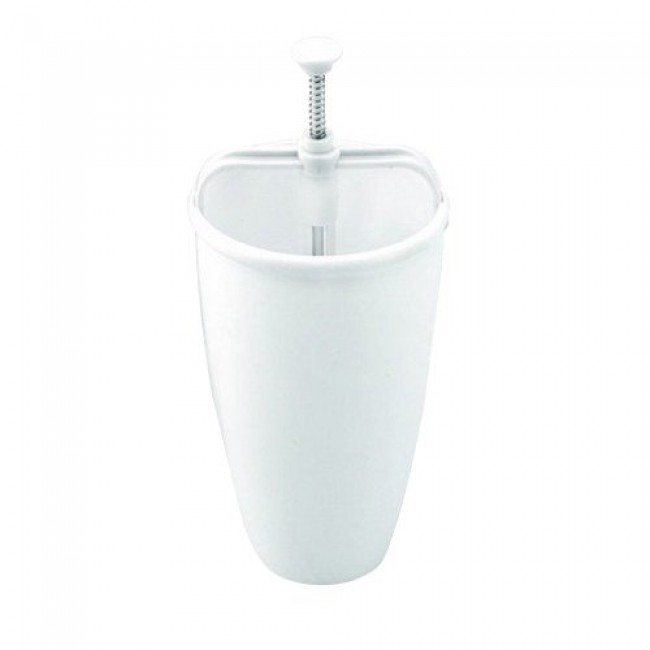 Cercle à vacherin en inox 18/10 - hauteur 6cm - diamètre 28cm