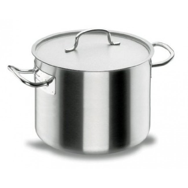 Marmite braisière basse à couvercle - faitout induction en inox 18/10 - Ø 20 cm - Chef Classic - Lacor