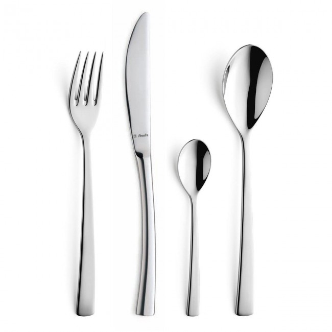 24 piece cutlery set 18/10 stainless steel mirror-finished - Aurora - Amefa