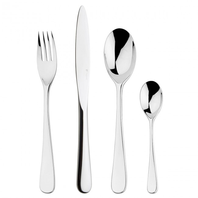 84 pieces cutlery set stainless steel 18/10 mirror finishing - Aquatic - Guy Degrenne